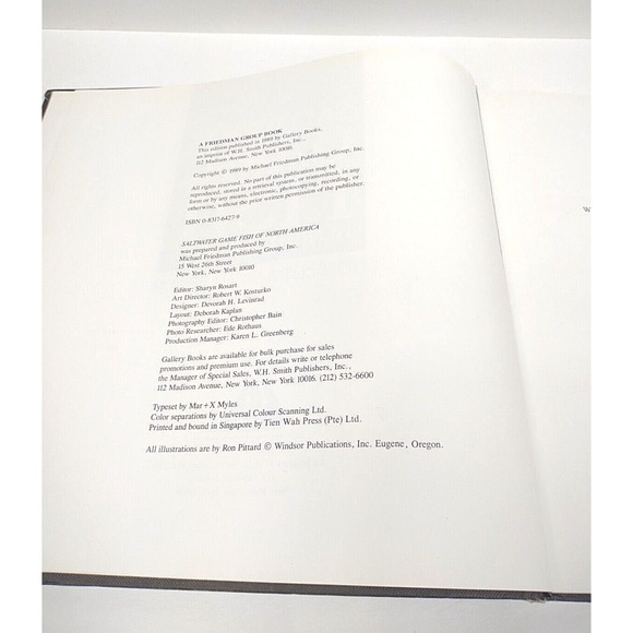 Saltwater Game Fish of North America Book Herbert A. Schaffner 1989 Hunting VTG - Picture 11 of 12